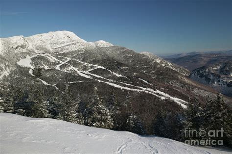 Stowe Mountain Resort Ski Trails Photograph by Don Landwehrle - Fine Art America