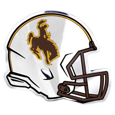 Wyoming Embossed Helmet Emblem | Fanmats - Sports Licensing Solutions, LLC