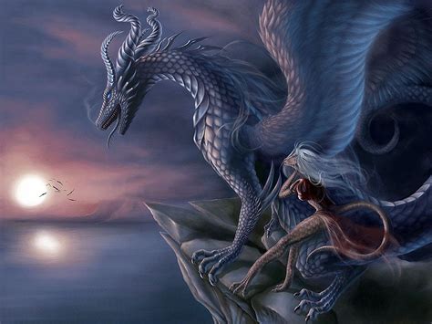 Silver Dragon Fantasy Art - 1024x768 Wallpaper - teahub.io