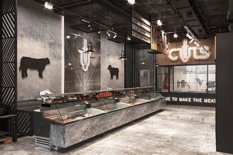 Butcher Shop on Behance Retail Facade, Shop Facade, Retail Signage, Retail Interior, Restaurant ...