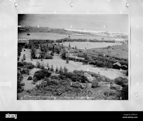 Hawaii - Molokini Island, Aerial Photograph Stock Photo - Alamy