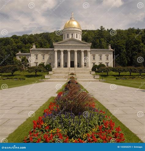 Vermont State Capitol Building Stock Image - Image of capitol, government: 10305029