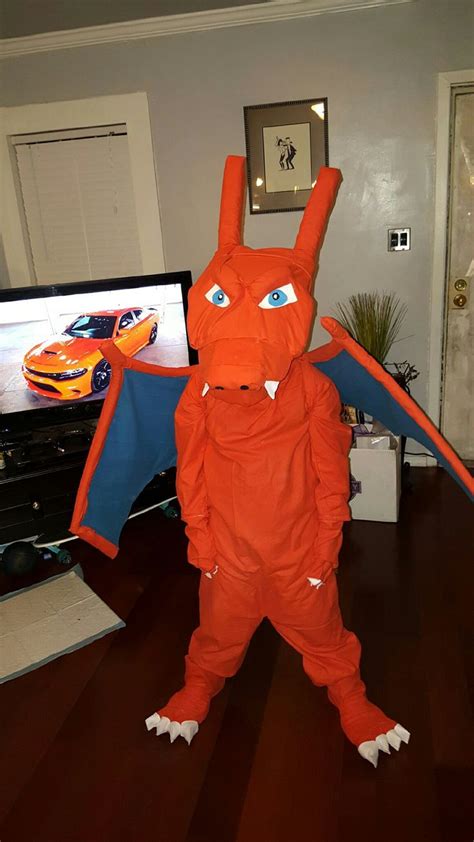 DIY, Charizard costume for my son! 😜😁🎃🎉😃 | Pokemon halloween, Charizard costume kids, Charizard ...