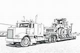 Printable Semi Truck Coloring Pages  Free Templates sketch template