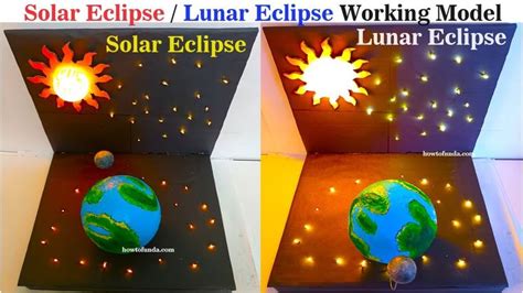 solar eclipse and lunar eclipse working model science project for ...