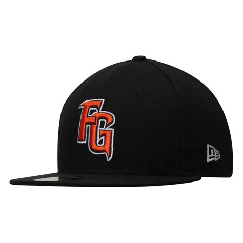 New Era Fresno Grizzlies Black Authentic Road 59FIFTY Fitted Hat