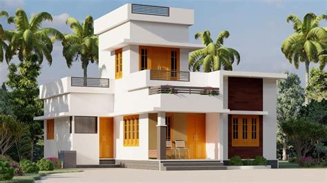 800 Sq Ft 2BHK Modern Flat Roof Single-Storey House and Free Plan - Home Pictures