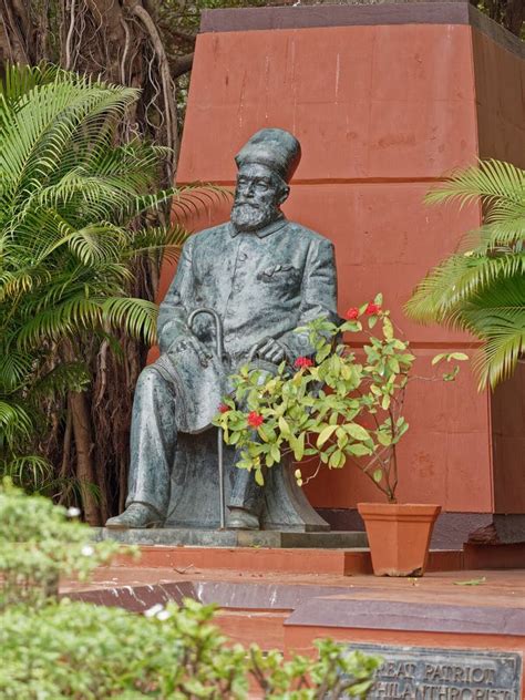 Statue of Jamsetji Nusserwanji Tata an Indian Pioneer Industrialist ...