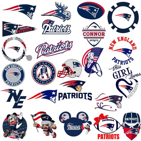 New England Patriots Bundle Svg, NFL Logo Svg, Football Logo - Inspire ...