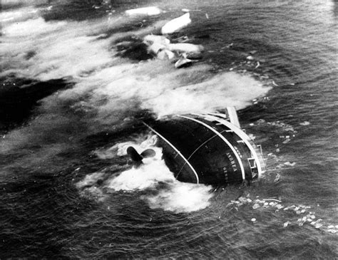 Images: Sinking of the Andrea Doria | Andrea doria, Cruise ship, Abandoned ships