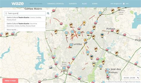 Live Map: a versão do Waze para web - Canaltech