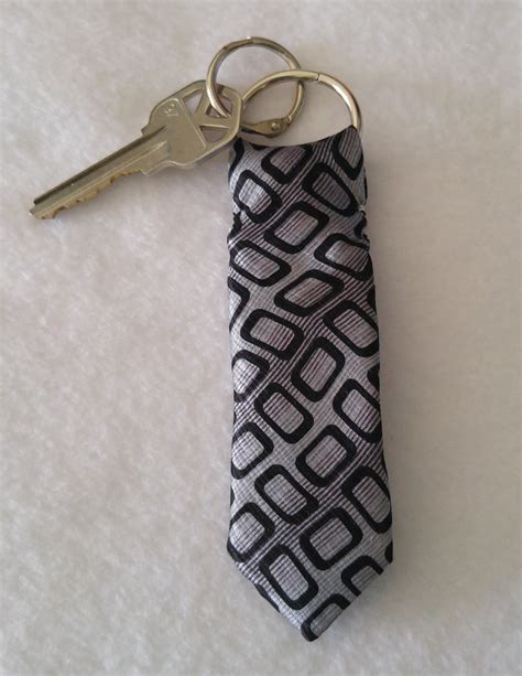 Memory Key Chain Made From Men's Ties | Etsy