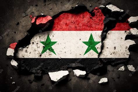 Premium Photo | Syria Flag Pray for Syria Earthquake 2023