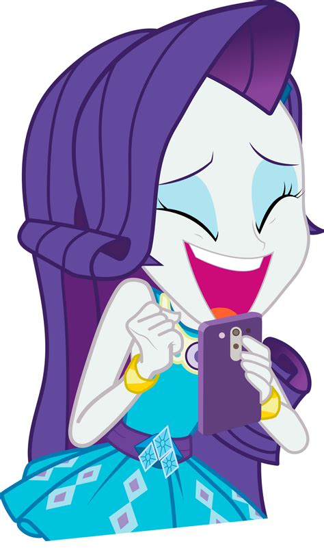 Rarity Excited (MLP EG Vector) Modified by CrazyBrothersStyleR2 on DeviantArt