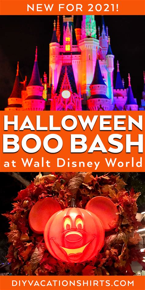 Walt Disney World Boo Bash - Tips & Info for 2021 - DIY Vacation Shirts