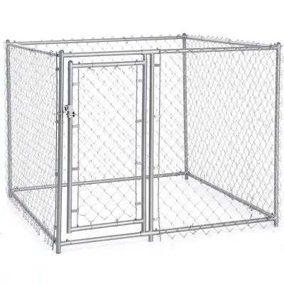 Lucky Dog 4 ft. x 5 ft. x 5 ft. Galvanized Chain Link Dog Kennel Kit at Tractor Supply Co.