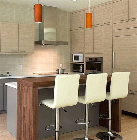 Contemporary wooden kitchen bar design 12 Unforgettable Kitchen Bar ...