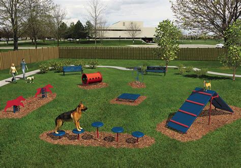 Intermediate Agility Dog Park Kit - BarkPark - ParkWarehouse.com