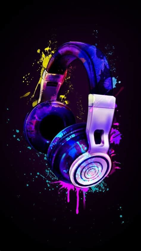 HEADPHONES WALLPAPER - #HEADPHONES #Wallpaper | Graffiti wallpaper, Neon wallpaper, Music wallpaper