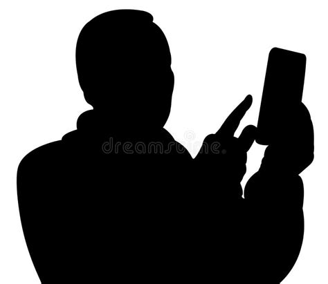 Cell Phone Silhouette Stock Illustrations – 7,624 Cell Phone Silhouette ...