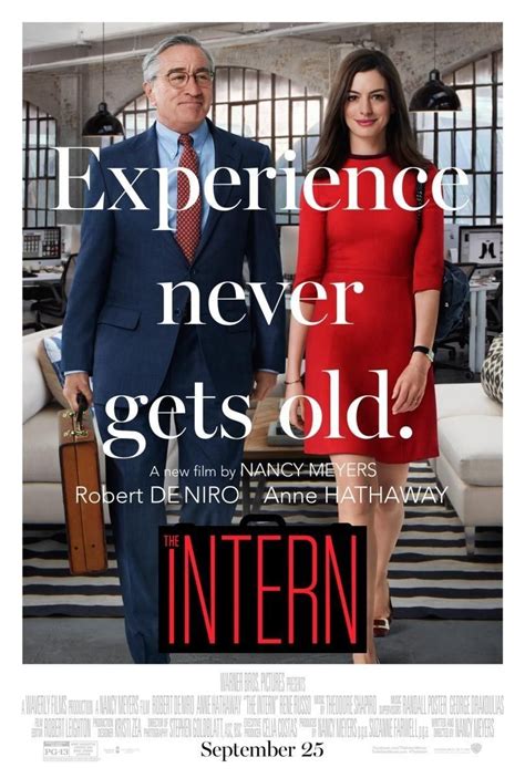 The Intern - December 24 , 2017 | The intern movie, New movies, Robert de niro