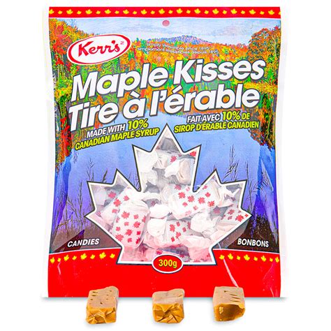 Kerr's Maple Kisses Canadian Candies | Candy Funhouse