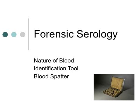 Forensic Serology