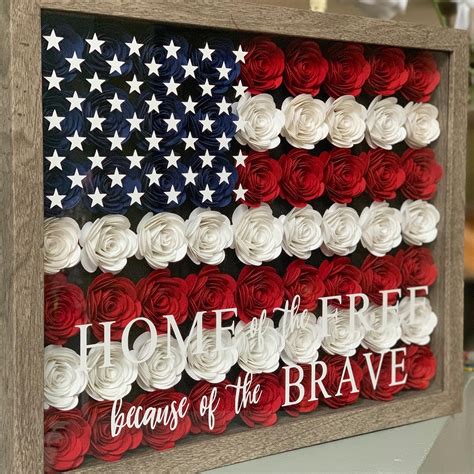 Patriotic Gift USA Flag Decor Veterans Gift Military Gift - Etsy