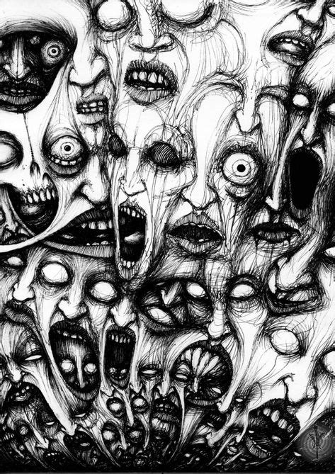 200 Creepy Cool ideas | creepy, art, horror art