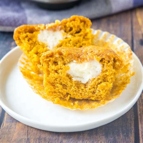 Pumpkin Cream Cheese Muffins - Dinners, Dishes, and Desserts