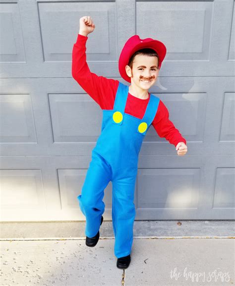 DIY Super Mario Brothers Costumes - The Happy Scraps