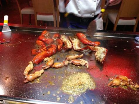 lobsters as part of the Emperor meal! - Picture of Sapporo Teppanyaki ...