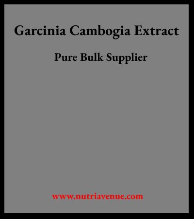 Garcinia Cambogia Powder Extract Supplier | Nutri Avenue