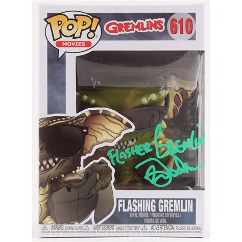 Mark Dodson Signed "Gremlins" Flashing Gremlin #610 Funko Pop! Vinyl ...