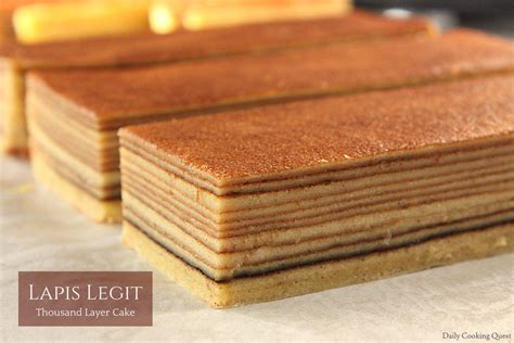 Lapis Legit - Thousand Layers Cake | Daily Cooking Quest