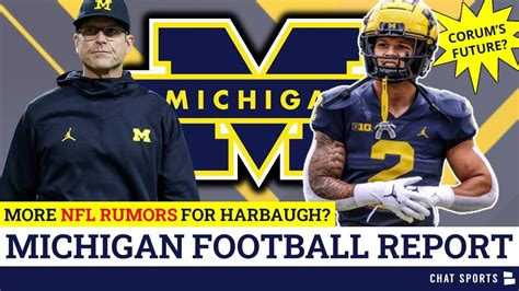 MORE Jim Harbaugh NFL Rumors (Colts!) + Blake Corum 50/50 To Return ...