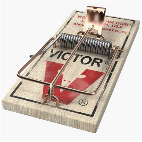 3D Victor Metal Pedal Mouse Trap model - TurboSquid 1777338