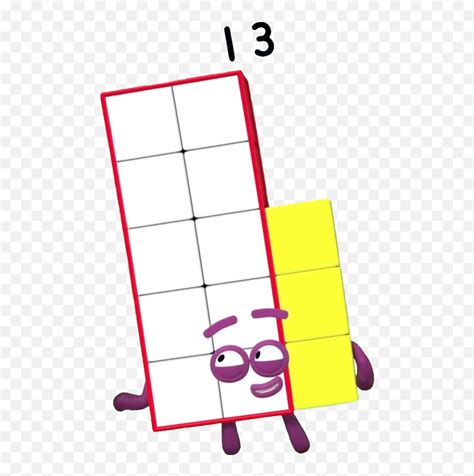 Thirteen Character Numberblocks Wiki Fandom Png 13 - free transparent png images - pngaaa.com