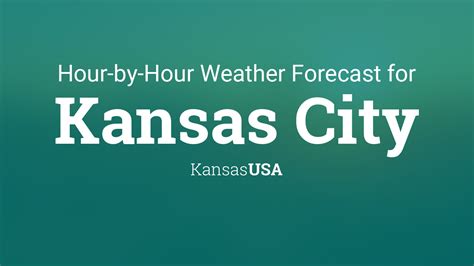 Hourly forecast for Kansas City, Kansas, USA