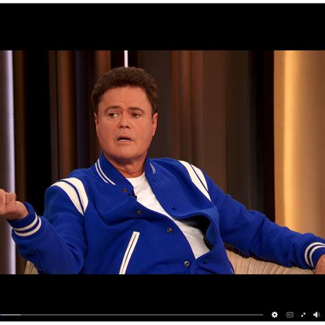 Wool Blue Drew Barrymore Show Donny Osmond Varsity Jacket