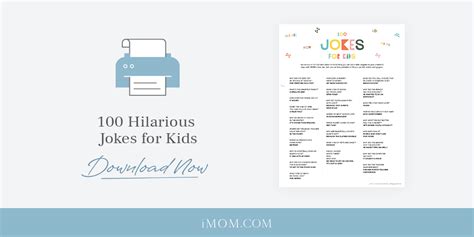 100 Hilarious Jokes for Kids - Funny Jokes for All Ages! - iMOM