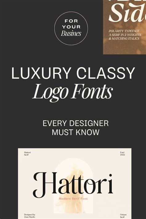 25 Luxury Fonts for Logos To Spice Up Your Branding Logo Fonts, Serif Fonts, Typeface, Logo Luxe ...