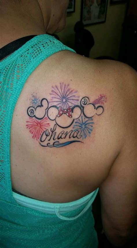 Ohana Mickey heads tattoo Tattoos With Kids Names, Family Tattoos, Tattoos For Daughters, Head ...