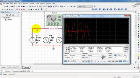 NI Multisim: Four-channel oscilloscope - YouTube