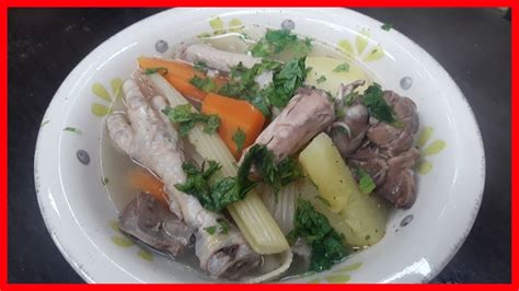 Sopa de Patas Gallina - chicken leg soup - chicken legs soup recipe ...