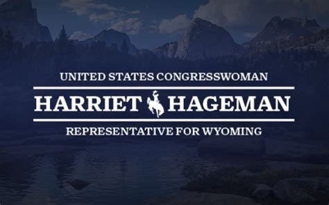 Congresswoman Harriet Hageman |Representing Wyoming At Large