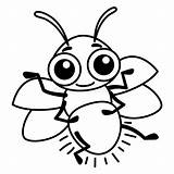 Firefly Coloring Happy Very Pages Sheets Lightning Drawing Bugs  sketch template