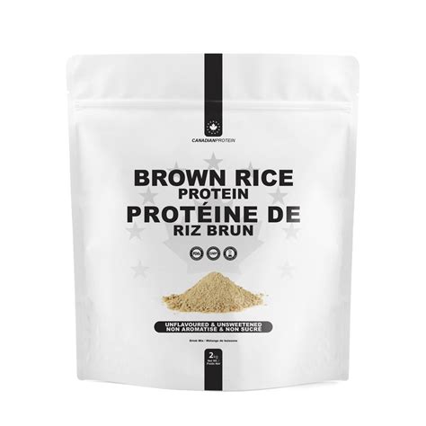 Organic Brown Rice Protein Powder - Canadian Protein