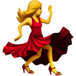 Woman Dancing Emoji (U+1F483)