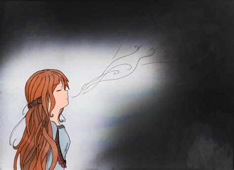 Anime girl: Side view: Breathing by ineedpractice on DeviantArt